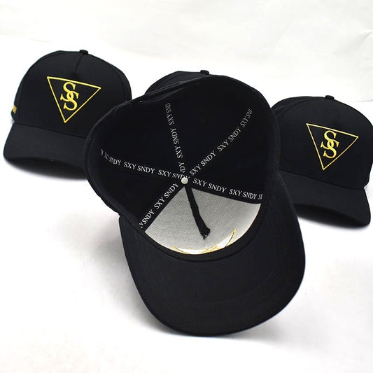 Sexy Sunday Cap BLACK and GOLD